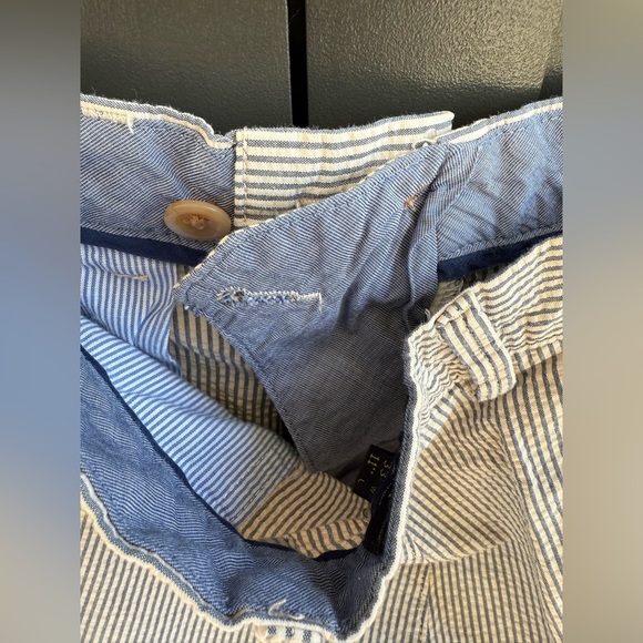 J. Crew Club Men's Seersucker Striped Shorts 33W 11L - Picture 5 of 11